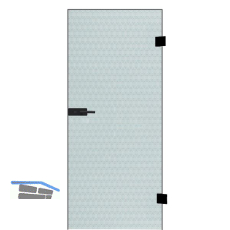 SOLIDO Ganzglast�re Edelstein Smaragd klar Beschl�ge PZ schwarz, 921/2013 LI