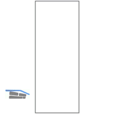 SOLIDO Verglasungsvariante A, ESG - Klarglas, 1544x596x4 mm