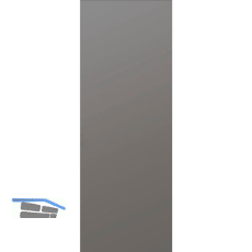 SOLIDO Verglasungsvariante A, ESG - BlackShine, 1495x555x4 mm