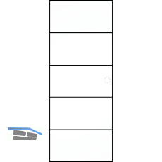 SOLIDO Ganzglas Schiebet�r Industry Black 4, Muschelgriff Bohrung, 920x2100