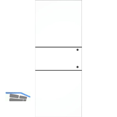 SOLIDO Ganzglas Schiebet�r Industry Black 1, Sto�griff Bohrung, 820x2100