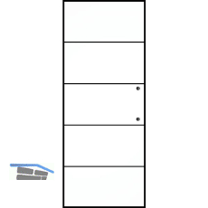 SOLIDO Ganzglas Schiebet�r Industry Black 4, Sto�griff Bohrung, 720x2100