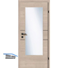 SOLIDO Smart Innent�re CPL Solar Eiche 2 Lisenen schwarz GL RE TBA 850/2030mm