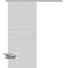 SOLIDO Donau Schiebet�re Set CPL Studio Silver-Grey, 2 Lisenen, 720x2070