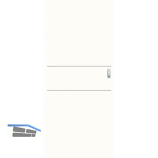 SOLIDO Donau Schiebet�re CPL Studio Pearl-White, 2 Lisenen, 1020x2070 mm