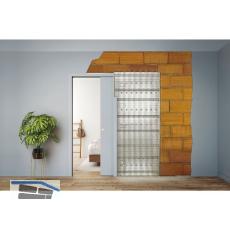 ECLISSE UNICO LUCE Schiebet�reinbaukasten Massivwand 1-flg. Breite 150, 700/2000