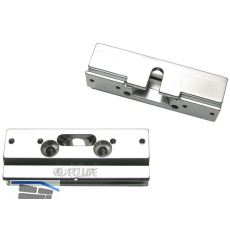 ECLISSE Aluminiumhalter UNICO f�r Ganzglasschiebet�ren bis 100 kg