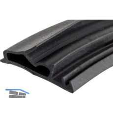 DOMOFERM Zargendichtung C535 FH schwarz, EI30, 6,80 m