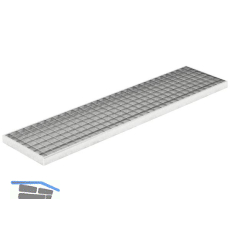 Normgaragenrost Au�enma� 290 x 290 mm, Maschenteilung 33 x 33 mm