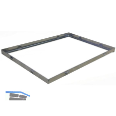 Winkelrahmen f�r Garagenrost Au�enma� 600 x 600 mm, Winkelma� 43/25/2 mm