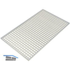 Industrienormrost Au�enma� 1000 x 1000 mm, Maschenteilung 33 x 33 mm, 30 x 2 mm