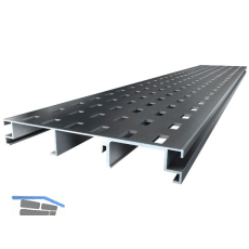 K&R Drainageprofil / Bel�ftungsprofil, silber eloxiert 150x26x3000mm