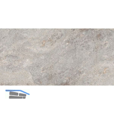 K&R Keramische Terrassenplatte Athos Rock Grey 600x1200x20 mm