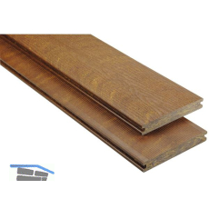 KOVALEX WPC Terrassendiele Vollprofil Walnuss mattiert, 20x145x5000mm