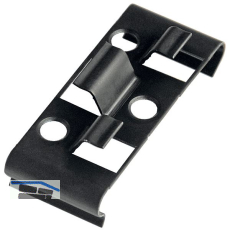 KOVALEX Montageclip Metall schwarz