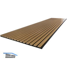 KOSCHE Akustikpaneel Metall Gold / schwarz