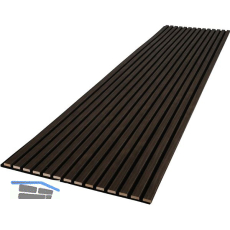 KOSCHE Akustikpaneel Nussbaum Milano / schwarz