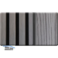 Kosche Akustikpaneel Muster Eiche grau / schwarz