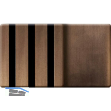 Kosche Akustikpaneel Muster Metall Bronze / schwarz
