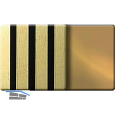 Kosche Akustikpaneel Muster Metall Gold / schwarz