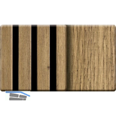 Kosche Akustikpaneel Muster Eiche Toscana / schwarz