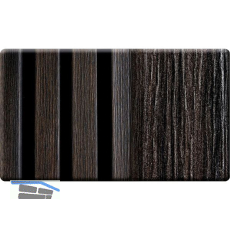 Kosche Akustikpaneel Muster Nussbaum Milano / schwarz