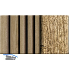 Kosche Akustikpaneel Muster 3D Amalfi / schwarz