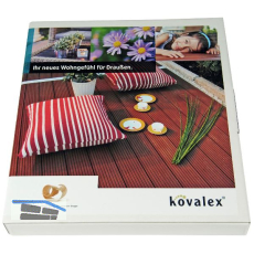 KOVALEX Terrassendielen Musterbox mit Zubeh�r