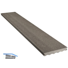 SILVADEC Terrassendiele Elegance glatt Anthrazit, 23x138x6000mm