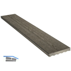 SILVADEC Terrassendiele Elegance struktur Anthrazit, 23x138x6000mm