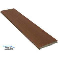 SILVADEC Terrassendiele Atmosphere geb�rstet Sao Paulo Braun, 23x138x4000mm