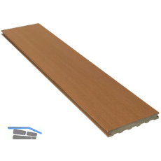 SILVADEC Terrassendiele Atmosphere geb�rstet Lima Braun, 23x138x6000mm