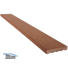 SILVADEC Universalprofil Exotic Braun, 23x138x4000mm