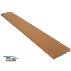 SILVADEC Universalprofil Lima Braun, 23x138x4000mm