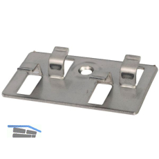 SILVADEC Doppel-Clip mit Schrauben