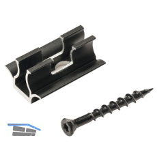 SILVADEC Clip abnehmbar mit Schrauben