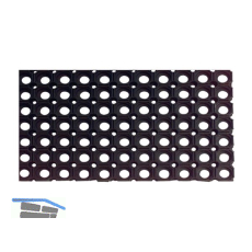 Ringgummimatte schwarz offen 1500x1000x23 mm