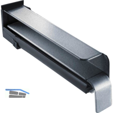 Seitenabschluss BF2506 mit Dichtteil f�r Putz Alu blank 195 mm