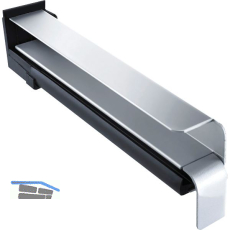 Seitenabschluss BF2506 mit Dichtteil f�r Putz Alu natur eloxiert 70 mm
