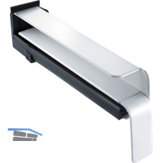 Seitenabschluss BF4006 mit Dichtteil f�r Putz Alu wei� 165 mm