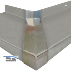 Verbinder Standard 25 mit Dichtteil Alu natur eloxiert 90� Au�enecke 70 mm