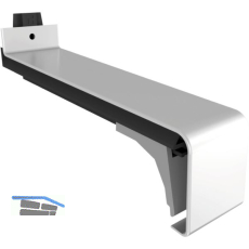 Verbinder Soft 40 mit Dichtteil Alu natur eloxiert gerader Sto� 150 mm