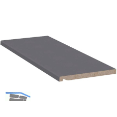 WERZALIT Innenfensterbank Compact dunkelgrau 100 mm