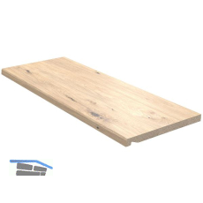 WERZALIT Innenfensterbank Compact Eiche rustikal 350 mm