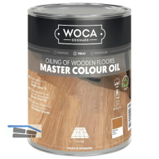 WOCA Meister Colour �l, dunkelbraun 2,5 Liter