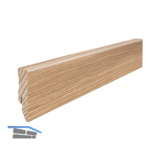 HARO Sockelleiste furniert, Eiche purowei� strukturiert ge�lt, 16/58