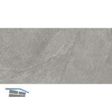 K&R Keramische Terrassenplatte Ardesia grau 445x895x20mm