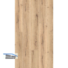 HARO Laminat Landhausdiele Black Line, Eiche hell, rustikal