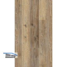 HARO DISANO Blue Line Landhausdiele Eiche graubraun, lebhaft