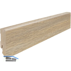 DISANO Sockelleiste Eiche hell lebhaft, 16/58